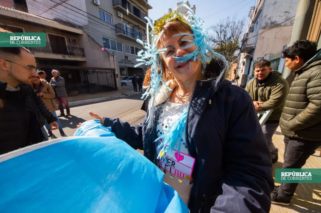 Inauguración de la sede de La Libertad Avanza en Corrientes, Karina Milei, Martín Menem 4.jpeg