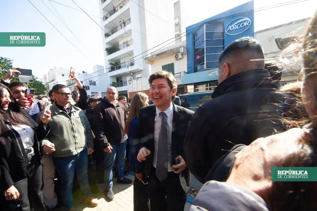 Inauguración de la sede de La Libertad Avanza en Corrientes, Karina Milei, Martín Menem 5.jpeg